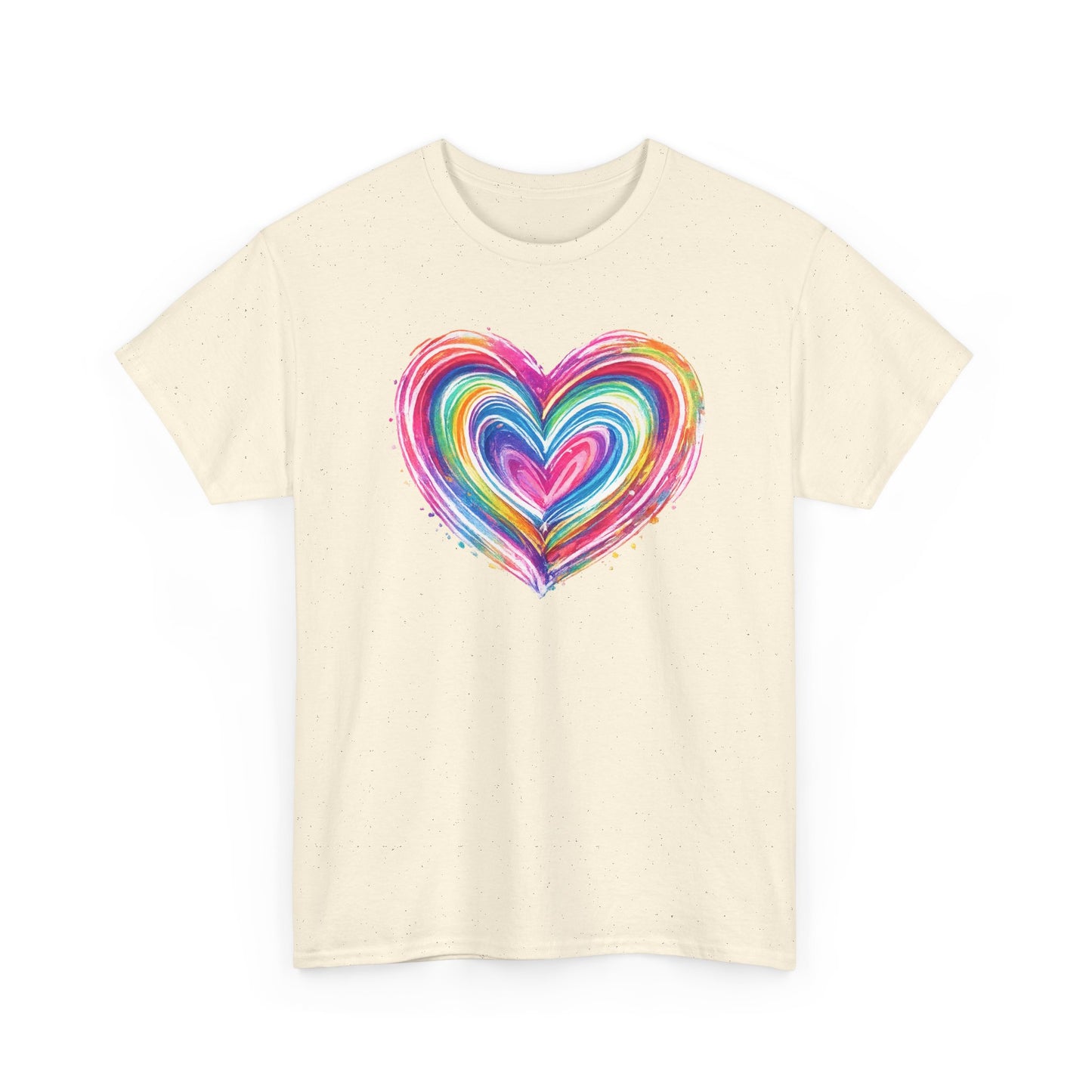 Comfort Colors Cute Heart Shirt, Brushstroke Heart Shirt, Anniversary Gift, Womens Love Shirt, Valentines Day Shirt, Coquette Valentine Tee