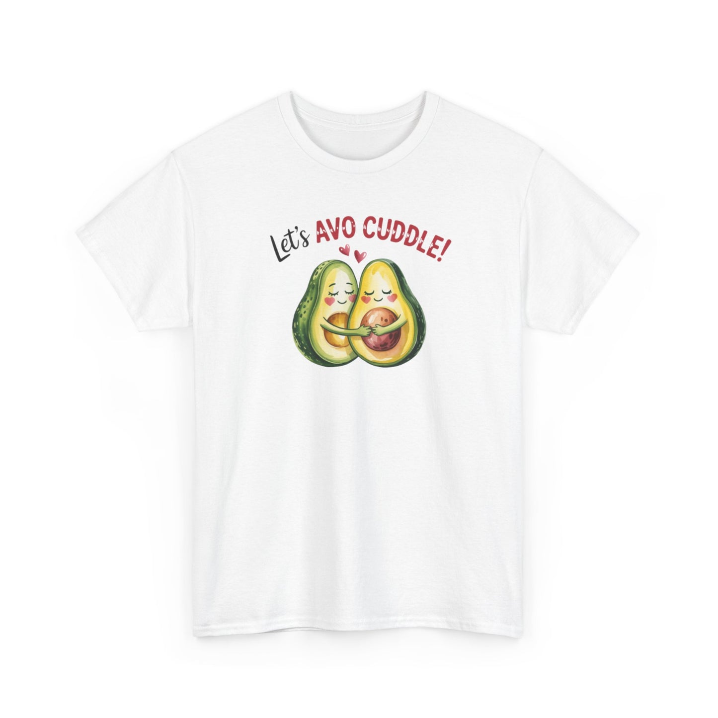 Let's Avo Cuddle Avocado Shirt | Cute Pun Food Lover Tee | Couples Matching Shirt | Anniversary Gift for Him Her | Funny Avocado Tee