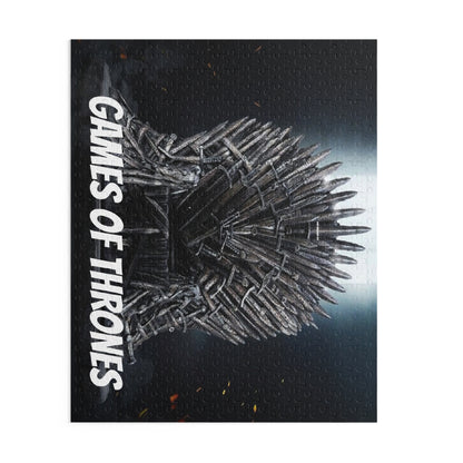 Game of Thrones Iron Throne Puzzle | 120 252 500 Piece Dark Fantasy Puzzle, Cinematic Throne Illustration, Gift for Fans & Collectors