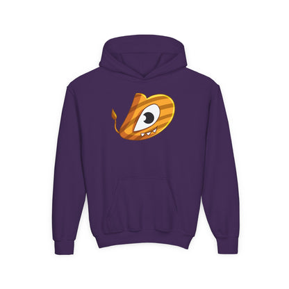 Whimsical Youth Hoodie with Playful Design, Cute Sweatshirt for Kids, Fun Gift for Birthdays, Cozy Winter Wear, Cartoon Style