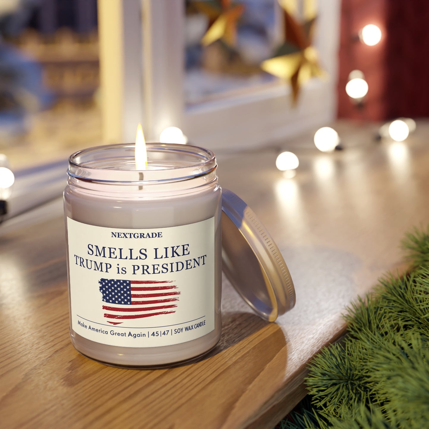 President Trump 2024 Gifts, Smells Like Trump Is President, President Trump Candle, Trump Christmas Gifts, Smells Like Candle, Trump Merch