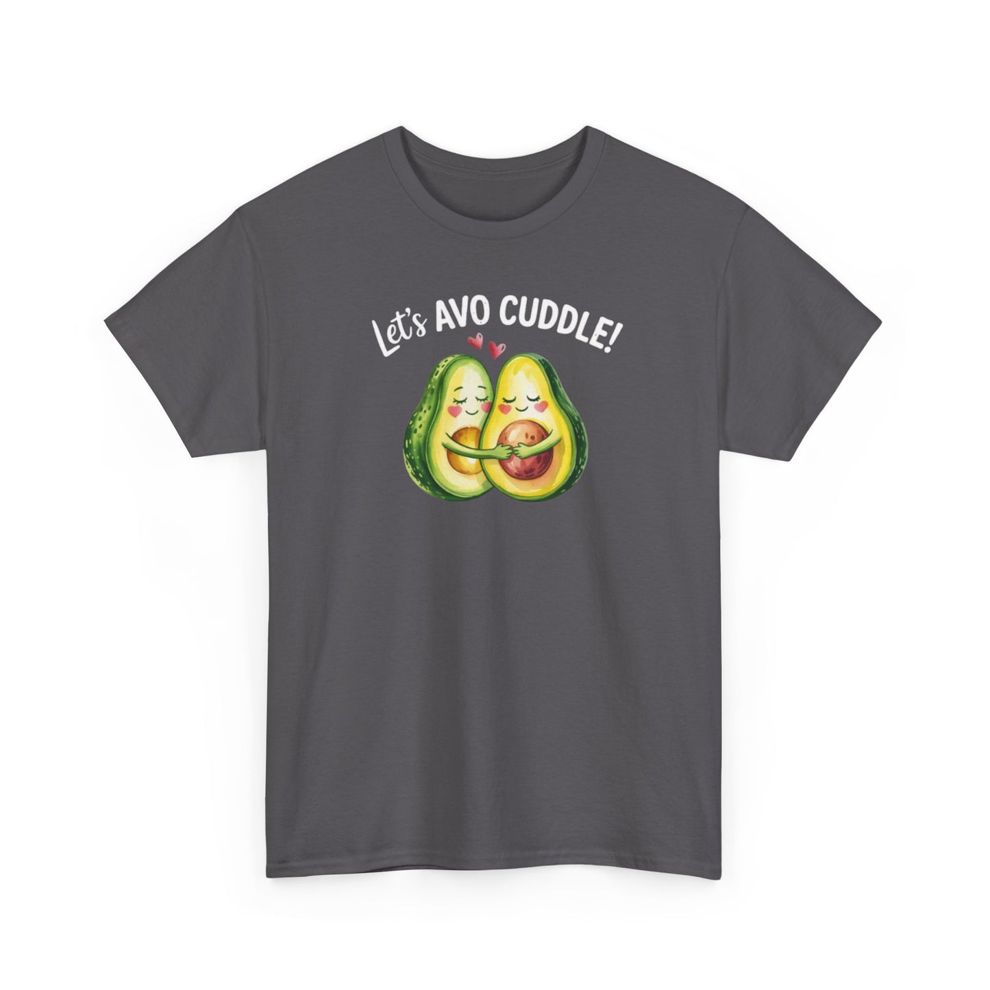 Let's Avo Cuddle Avocado Shirt | Cute Pun Food Lover Tee | Couples Matching Shirt | Anniversary Gift for Him Her | Funny Avocado Tee