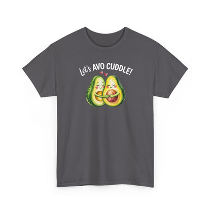 Let's Avo Cuddle Avocado Shirt | Cute Pun Food Lover Tee | Couples Matching Shirt | Anniversary Gift for Him Her | Funny Avocado Tee