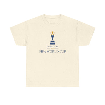 Soccer Trophy Graphic Tee | USA Soccer Fan Shirt | Minimal Football T-Shirt, Unisex Match Day Top