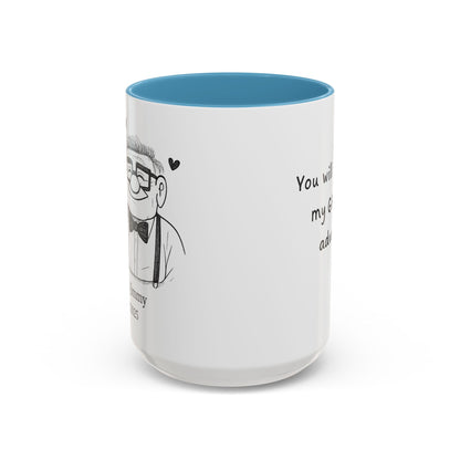 You're My Greatest Adventure Coffee Cup, Custom Line Drawing Couple Mug, Anniversary Gift For Husband Wife, Engagement Gift, Valentine's Day