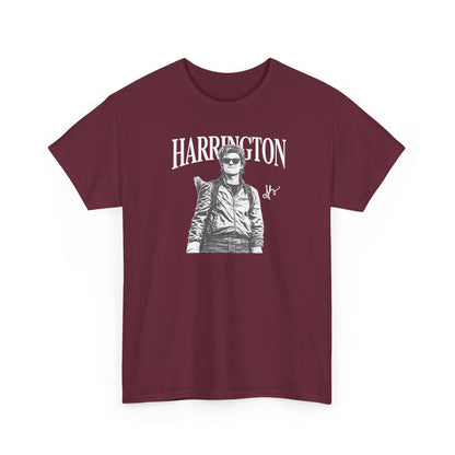 Harrington Graphic Tee Shirt | Vintage Pilot Photo T-Shirt | Retro Biker Aesthetic Top, Unisex Streetwear Gift