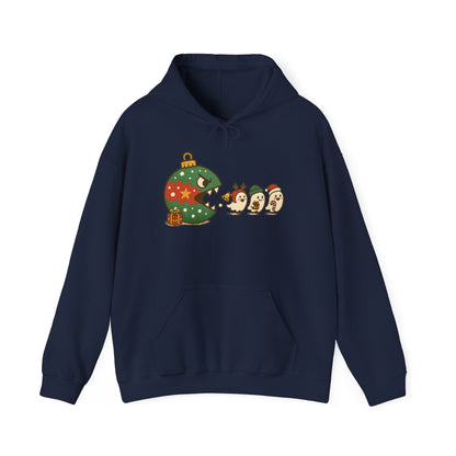 Funny Hooded Sweatshirt, Holiday Sweatshirt, Cozy Winter Apparel, Christmas Gift, Unisex Sweatshirt, Seasonal Fashion, Cute Hoodie