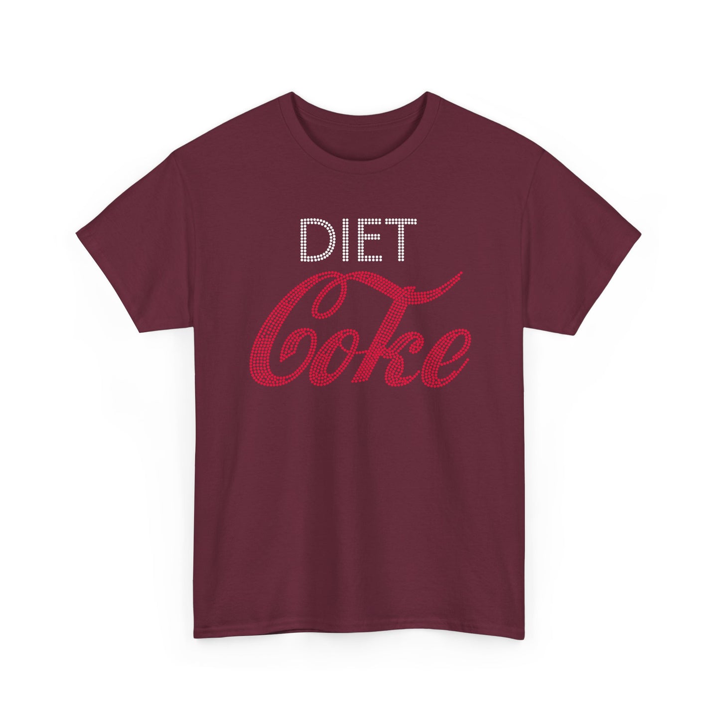 Diet Coke T-Shirt, Funny Soda Lover Graphic Tee, Rhinestone Style Diet Coke Shirt, Casual Unisex Tee Gift for Her