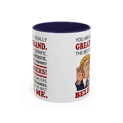 Funny Great Husband Mug | Ceramic Coffee Cup Design | Humorous Gift for Husband, Anniversary, Birthday, Valentines Day