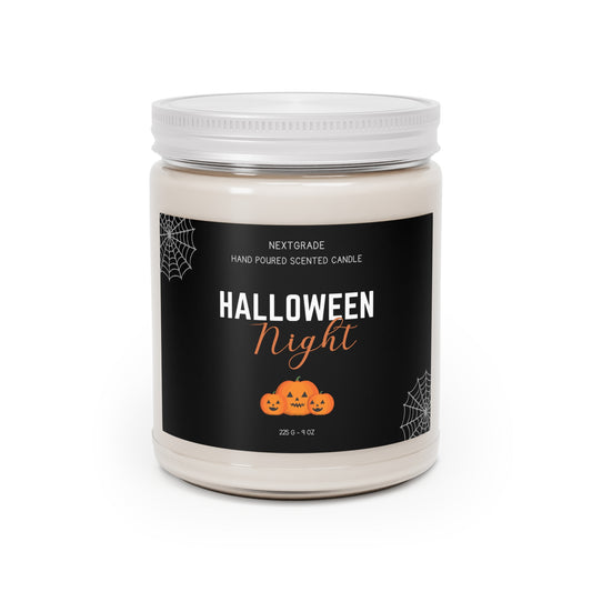 Halloween Night Soy Candle, Fall Decor, Spooky Home Fragrance, Gift for Halloween Lovers, Hand-Poured Candle