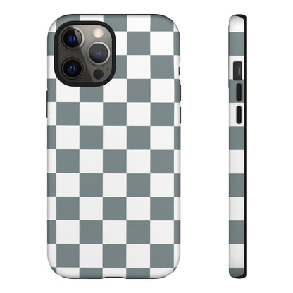Stylish Checkerboard Phone Case, Durable Phone Cover, Unique Gift, iPhone 17 Pro, 17, 17 Air, 16, 15, 14, 13, 12, 11, X, XR, XS MAX