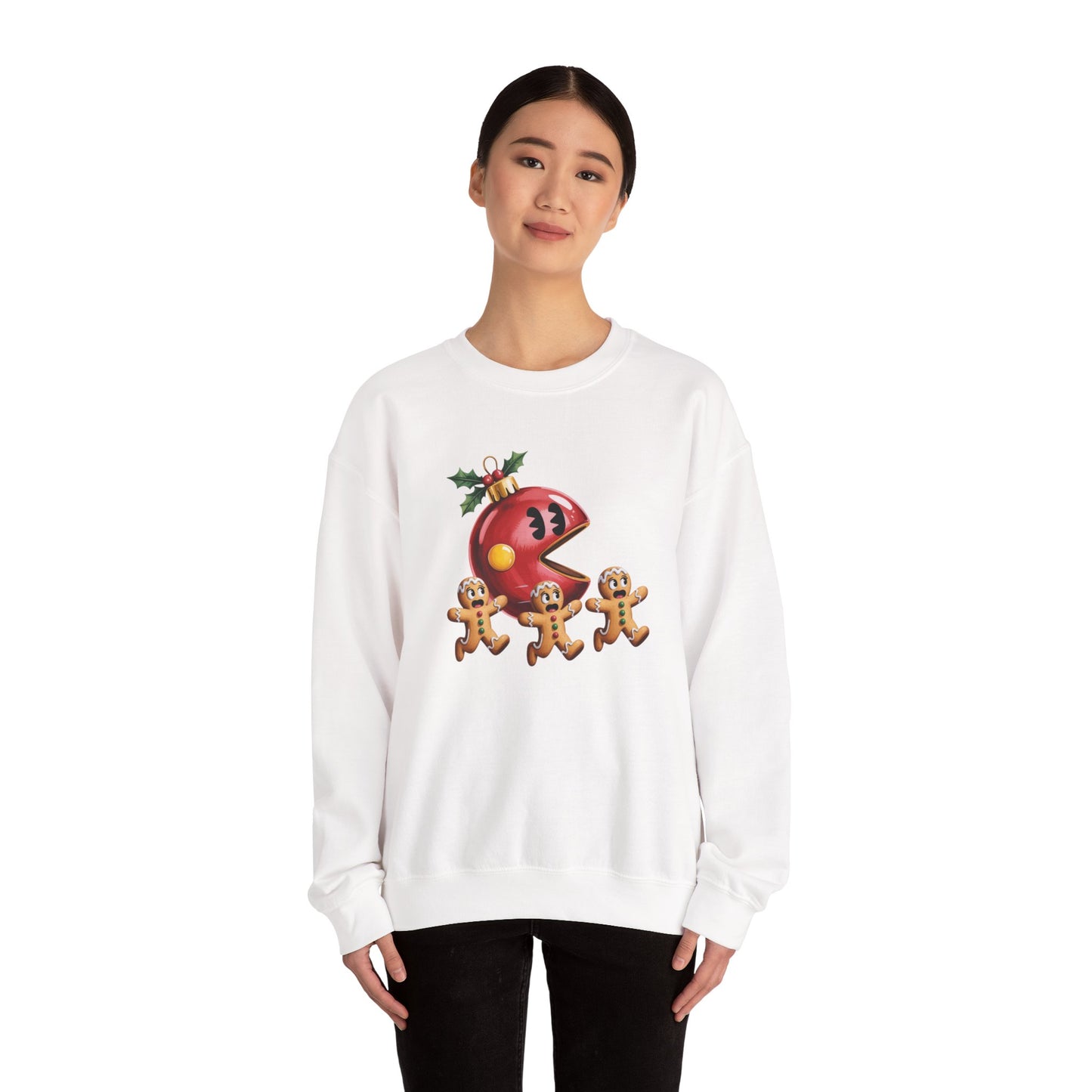 Festive Crewneck Sweatshirt, Christmas Gift, Holiday Apparel, Cozy Winter Wear, Casual Sweater, Fun Graphic Sweatshirt