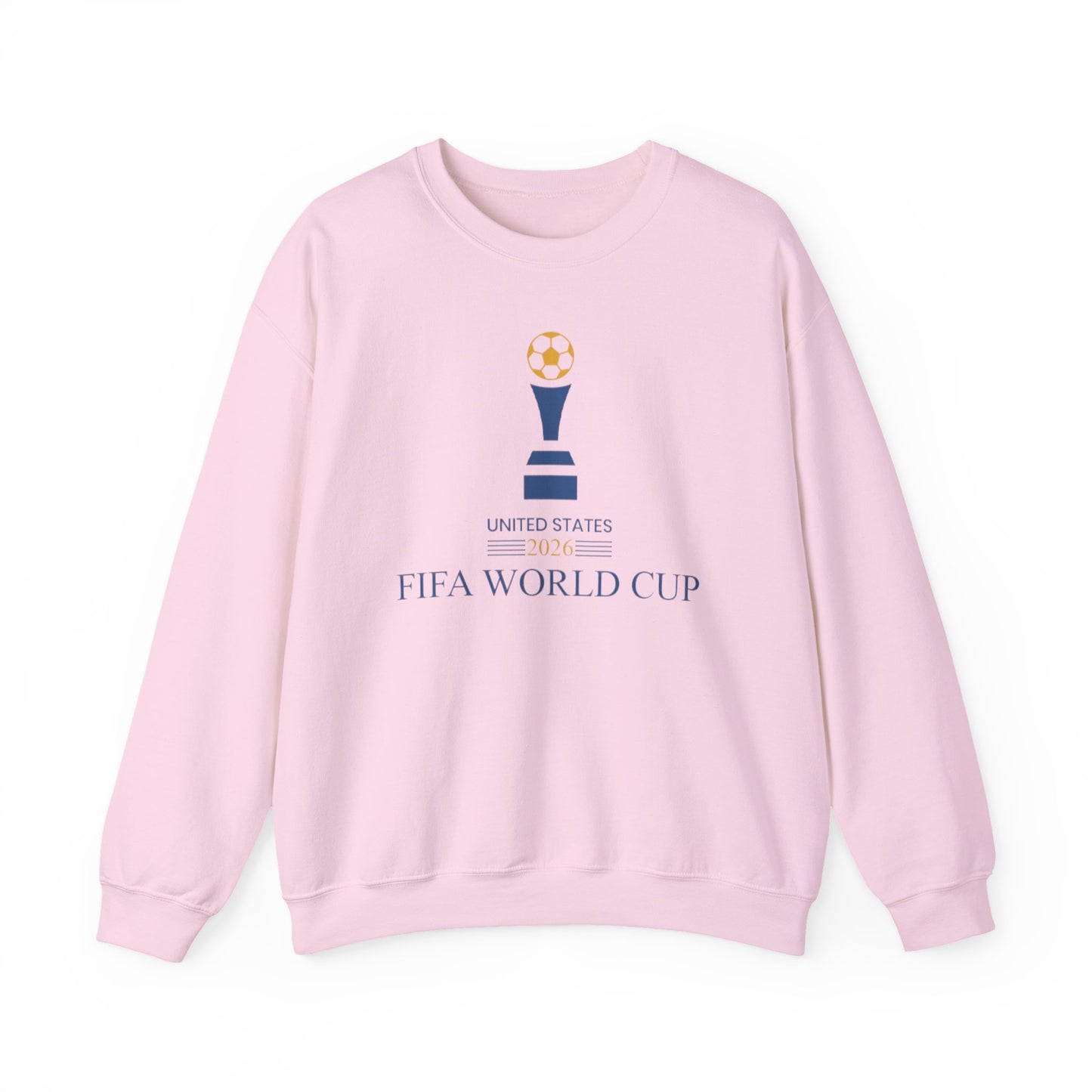 Soccer Trophy Crewneck Sweatshirt | USA Soccer Fan Pullover | Minimal Soccer Graphic, Unisex Football Sweatshirt