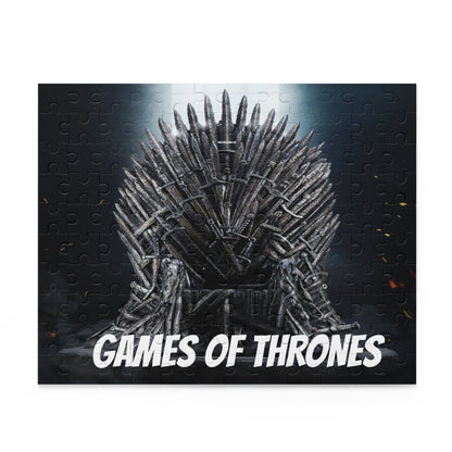 Game of Thrones Iron Throne Puzzle | 120 252 500 Piece Dark Fantasy Puzzle, Cinematic Throne Illustration, Gift for Fans & Collectors