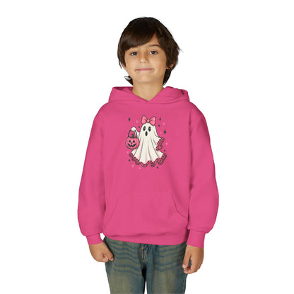 Cute Ghost Halloween Hoodie for Kids, Youth Sweatshirt, Fall Fashion, Trick or Treat Outfit, Ghost Costume