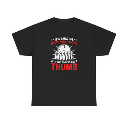 Bowling Humor Tee - Funny Graphic Unisex Heavy Cotton Shirt for Bowlers, Gift for Bowling Enthusiasts, Bowling Birthday, Sport Tee