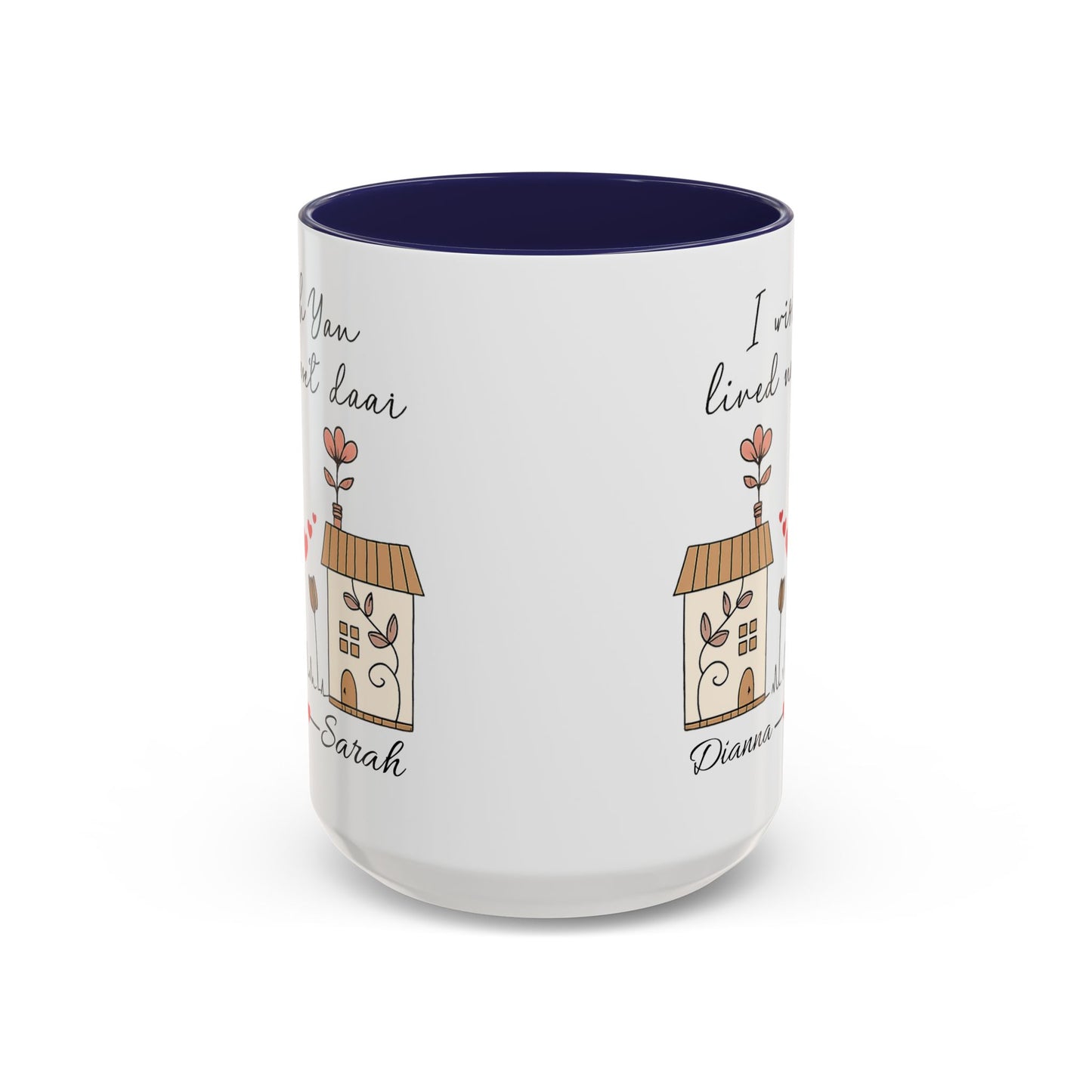 I Wish You Lived Next Door Mug, Christmas Gift for Best Friend, Long Distance Friendship Mug, Valentine's Day Gift for Her, Miss You Gift