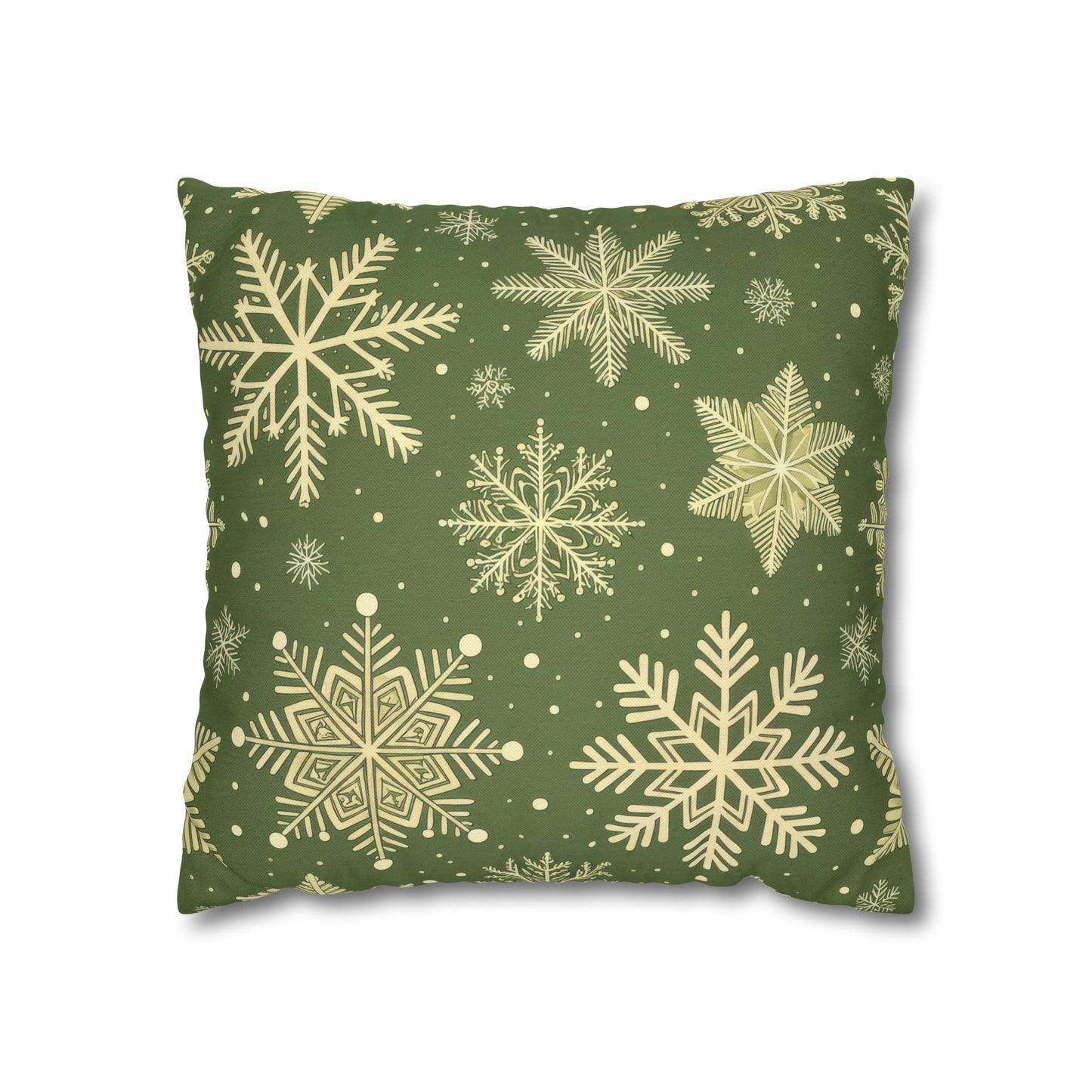 Festive Snowflake Pillowcase, Christmas Decor, Christmas Pillowcase, Cozy Home Accent, Winter Pillow Cover, Seasonal Decoration