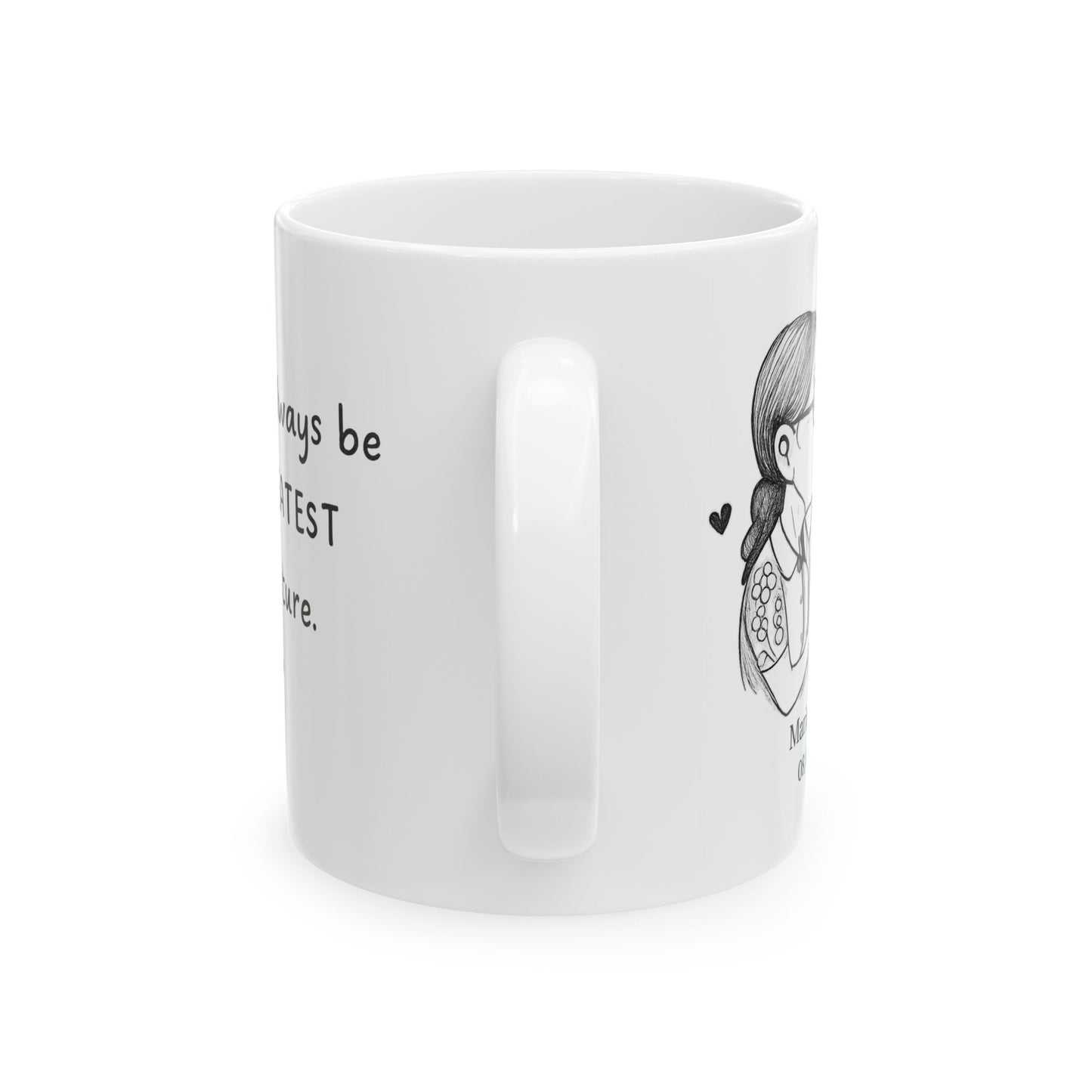 Personalized You're My Greatest Adventure Mug, Line Drawing Couple Coffee Cup, Anniversary Gift for Husband Wife, Engagement Valentine Gift