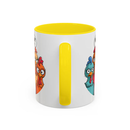 Where Is My Coffee? Chicken Trio Mug | Accent Coffee Mug | Mug for Coffee Lovers | Gift for Coworkers, Friends, and Family