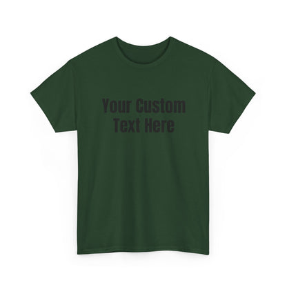 Customizable Heavy Cotton Tee - Perfect for Gifts, Events, Casual Wear, Team Outfits, Celebrations, Perfect Gift for Birthdays