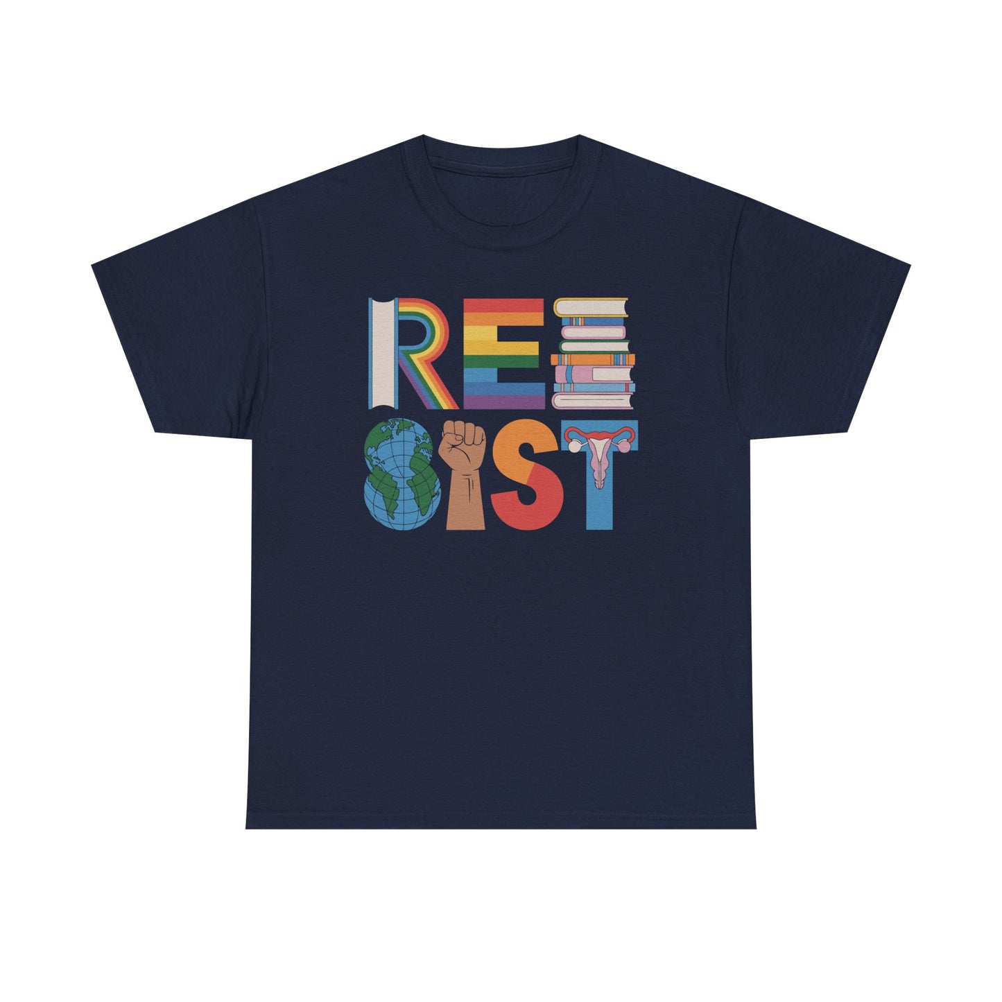 RESIST Equality Pride Shirt | Feminist LGBTQ Ally Graphic Tee | Social Justice Activism Shirt | Unisex Empowerment T-Shirt