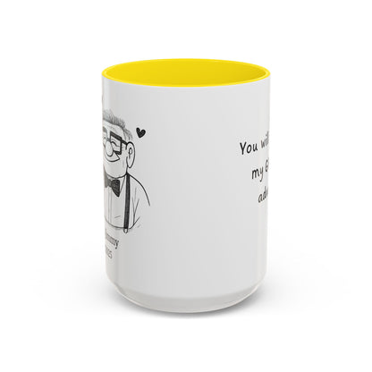 You're My Greatest Adventure Coffee Cup, Custom Line Drawing Couple Mug, Anniversary Gift For Husband Wife, Engagement Gift, Valentine's Day