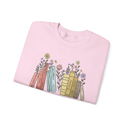 There Is No Such Thing As Too Many Books Sweatshirt, Book Lover Sweatshirt, Reading Sweatshirt, Bookish Hoodie, Gift for Book Lovers