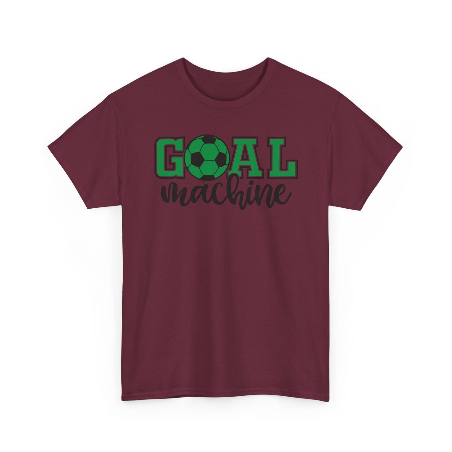 Goal Machine Soccer T-Shirt, Green Football Graphic Tee, Youth & Adult Soccer Shirt, Fun Sports Team Shirt, FIFA World CUP 2026