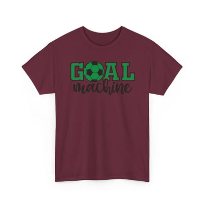 Goal Machine Soccer T-Shirt, Green Football Graphic Tee, Youth & Adult Soccer Shirt, Fun Sports Team Shirt, FIFA World CUP 2026