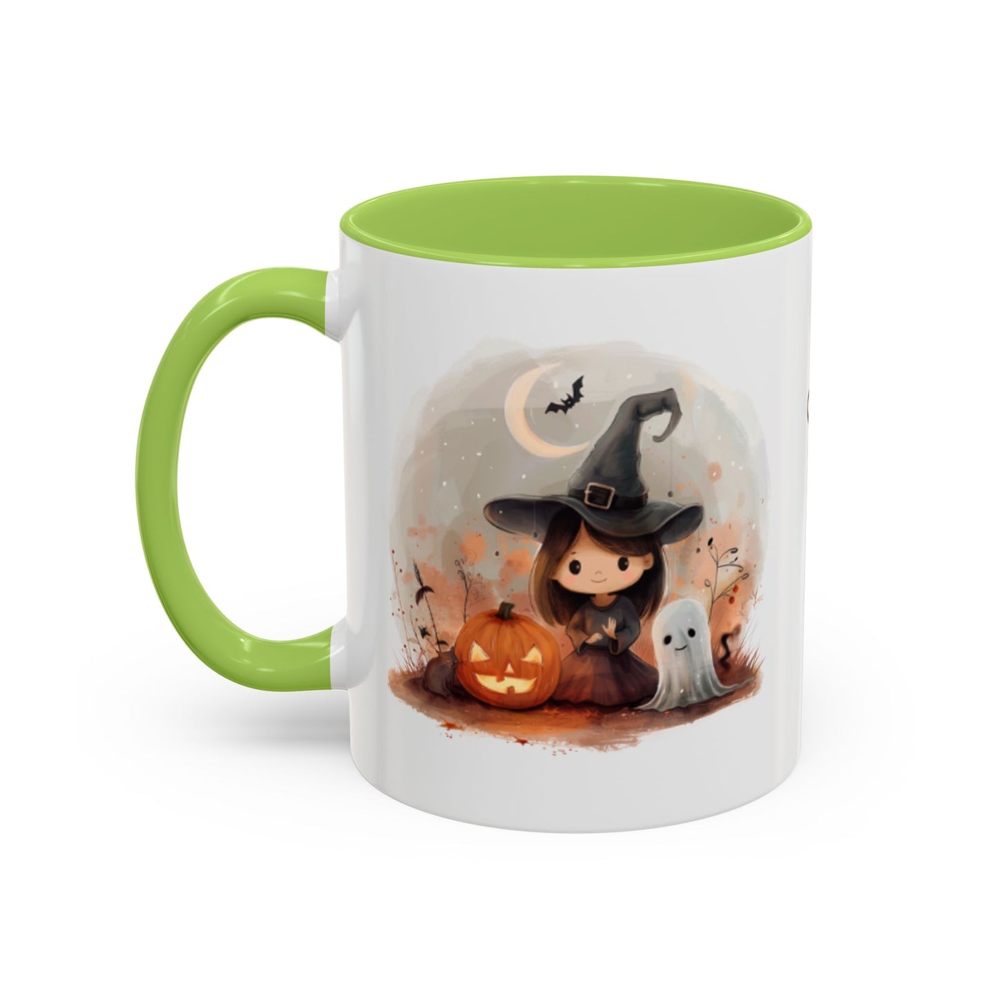 Personalized Witch Coffee Mug, Personalized Halloween Mug, Cute Witch Gift, Fall Decor, Coffee Cup for Kids