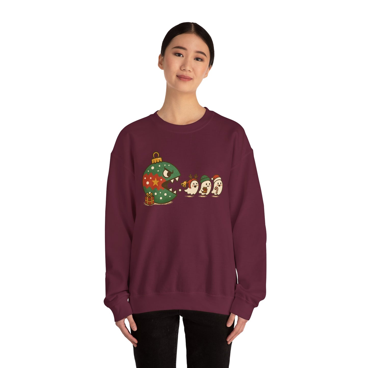 Cute Holiday Crewneck Sweatshirt, Funny Christmas Gift, Cute Sweater, Unisex Christmas Sweatshirt, Cozy Winter Apparel