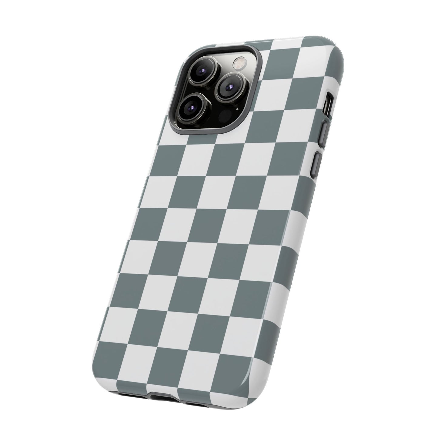 Stylish Checkerboard Phone Case, Durable Phone Cover, Unique Gift, iPhone 17 Pro, 17, 17 Air, 16, 15, 14, 13, 12, 11, X, XR, XS MAX