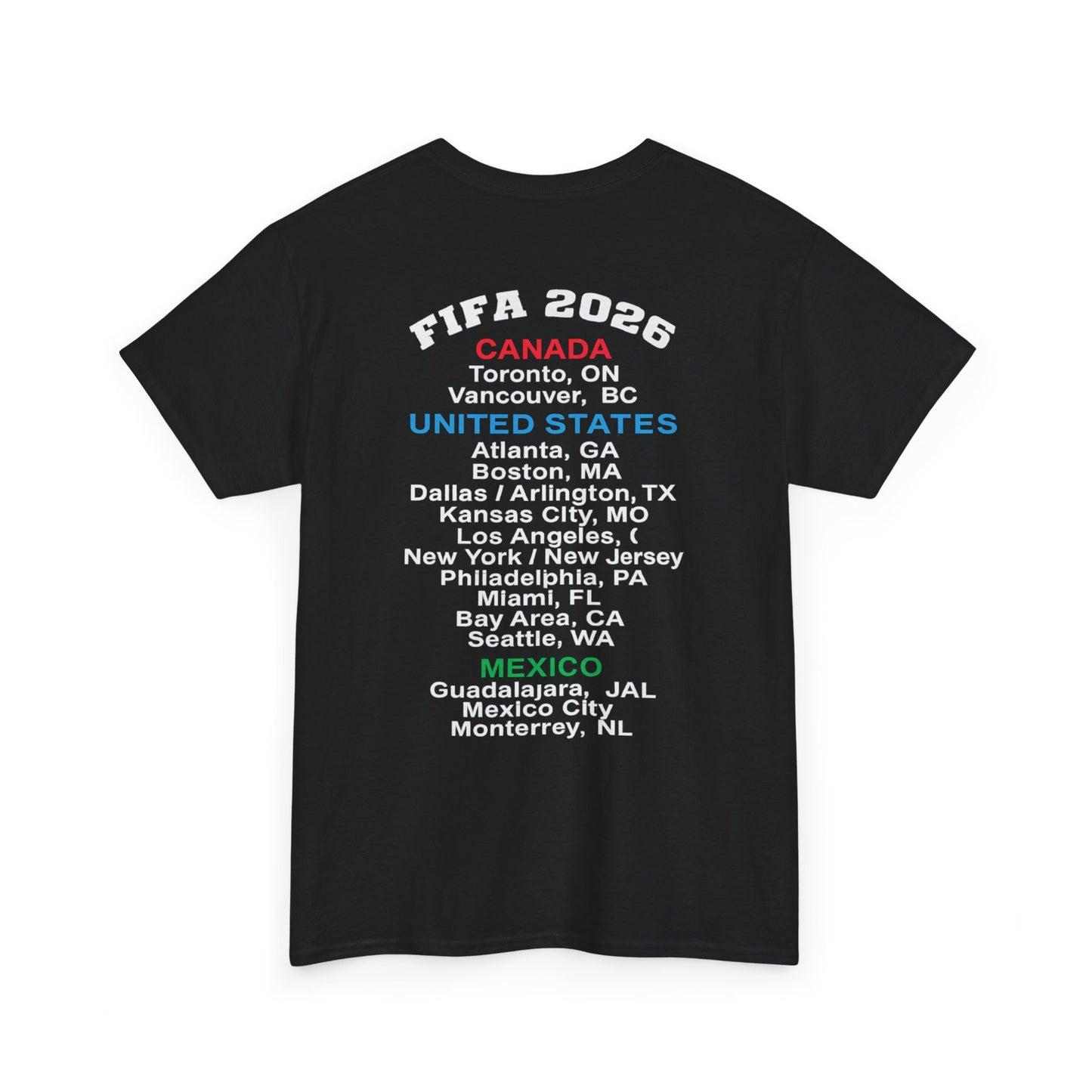 World Cup 2026 T-Shirt, Soccer Crest Tee, USA Canada Mexico Host Cities Shirt, Football Fan Apparel, Match Day Outfit, Tournament Gift