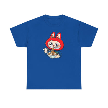 Labubu Ramen T-Shirt: Kawaii Japanese Anime Streetwear