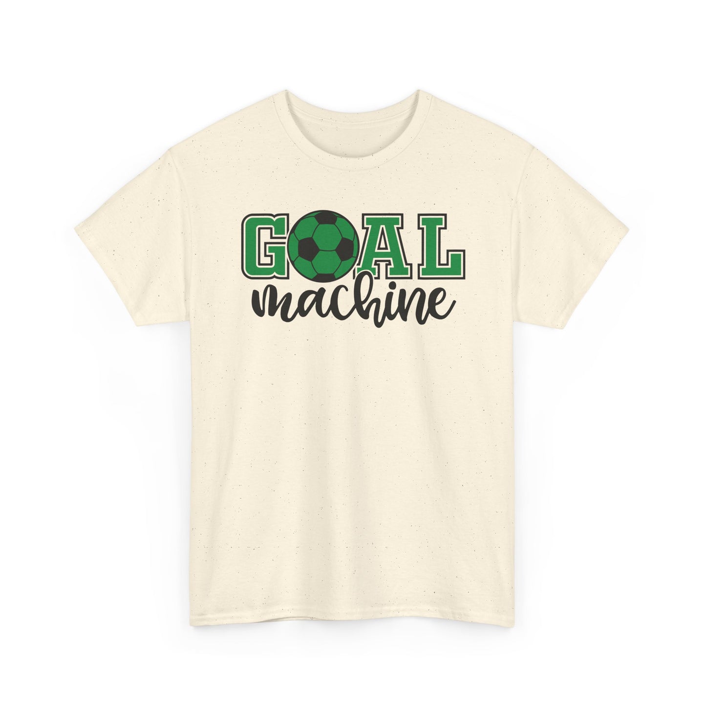 Goal Machine Soccer T-Shirt, Green Football Graphic Tee, Youth & Adult Soccer Shirt, Fun Sports Team Shirt, FIFA World CUP 2026