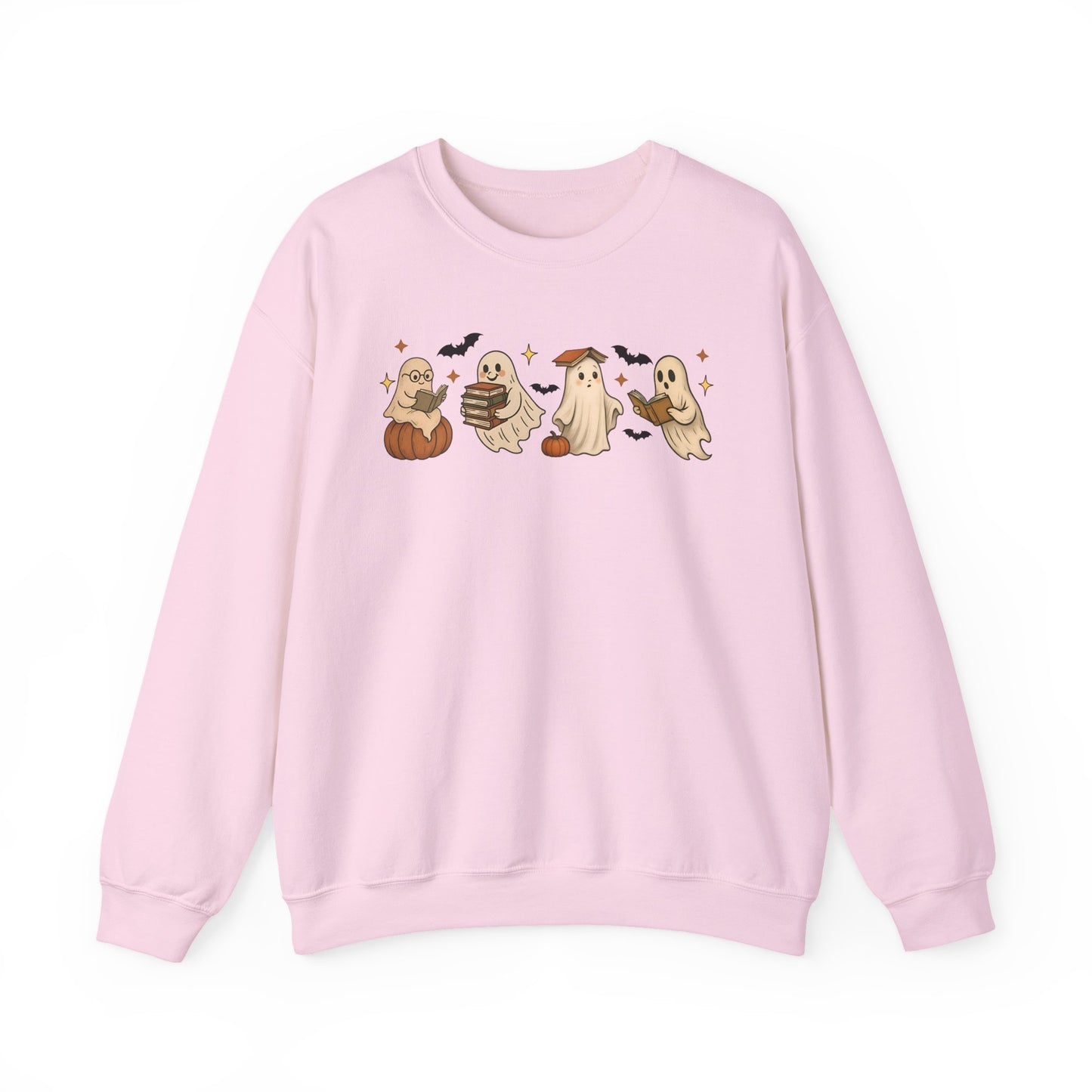 Ghostly Friends Crewneck Sweatshirt, Halloween Ghost Sweatshirt, Halloween Sweatshirt, Unisex Sweatshirt, Cozy Crewneck, Fall Fashion