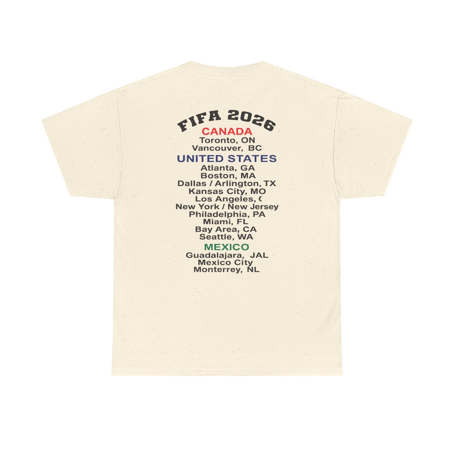 World Cup 2026 T-Shirt, Soccer Crest Tee, USA Canada Mexico Host Cities Shirt, Football Fan Apparel, Match Day Outfit, Tournament Gift