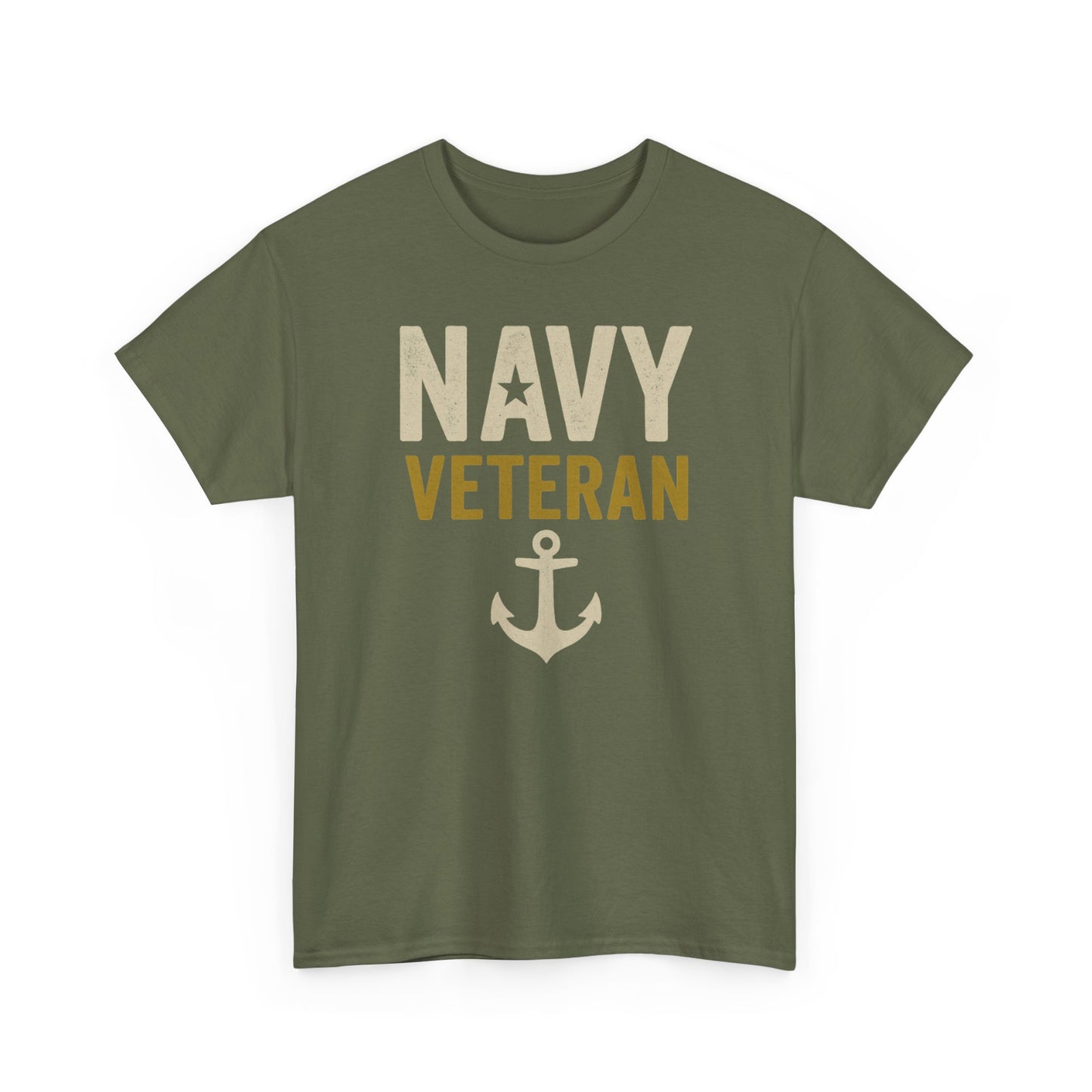 Navy Veteran Shirt | Military Pride Tee with Anchor | US Navy Gift for Men & Women | Veteran Appreciation T-Shirt | Patriotic Tee