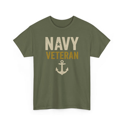 Navy Veteran Shirt | Military Pride Tee with Anchor | US Navy Gift for Men & Women | Veteran Appreciation T-Shirt | Patriotic Tee