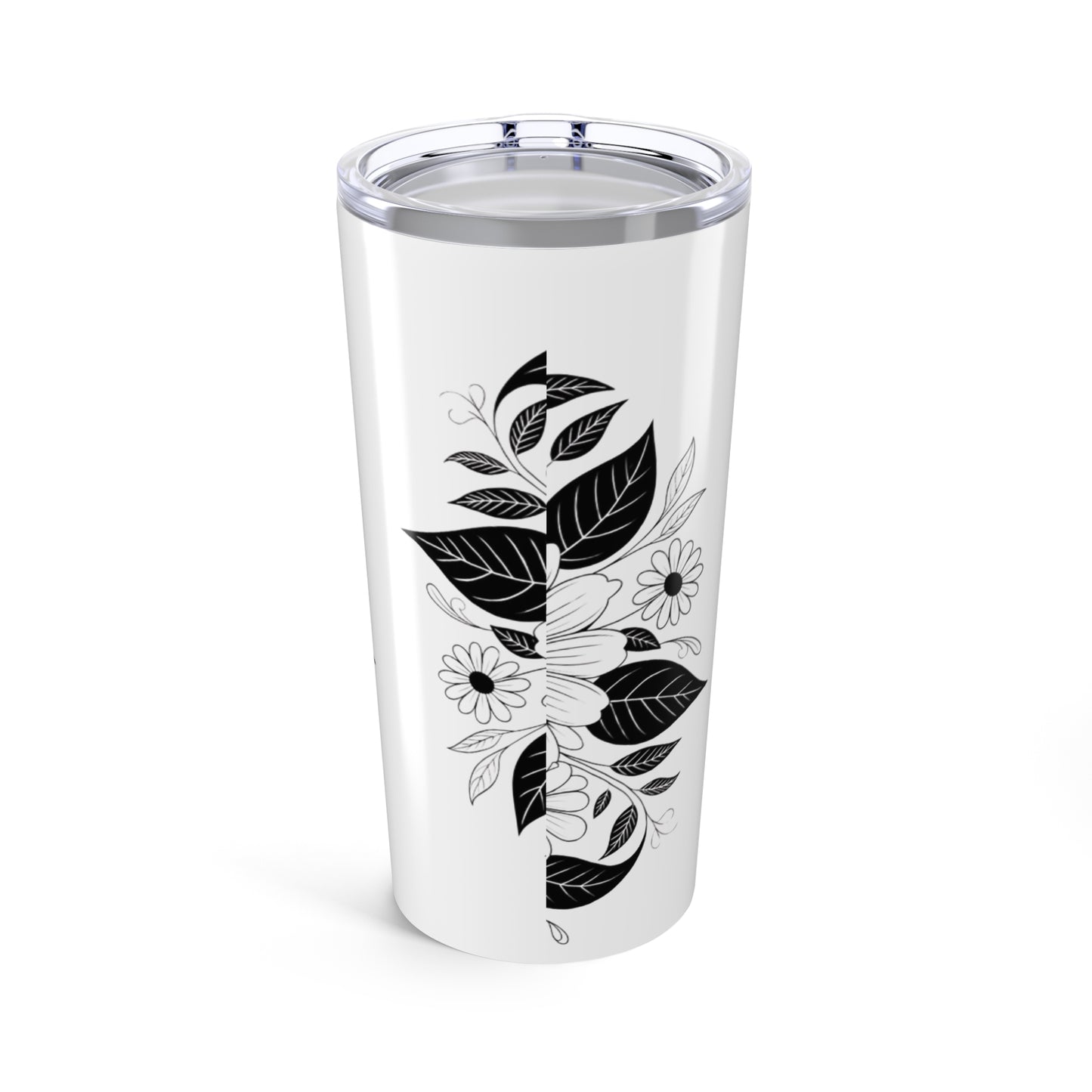 Floral Tumbler, Gift for Her, Travel Tubler, Unique Coffee Cup, Birthday Present, Gift for Coffee Lover, Gift for Husband