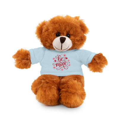 Be Mine Teddy Bear Plush, Valentine's Stuffed Animal with Shirt, Cute Plush Gift for Kids or Couples, Anniversary Love Toy