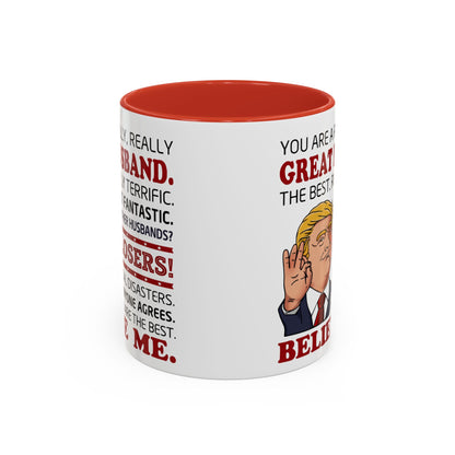 Funny Great Husband Mug | Ceramic Coffee Cup Design | Humorous Gift for Husband, Anniversary, Birthday, Valentines Day