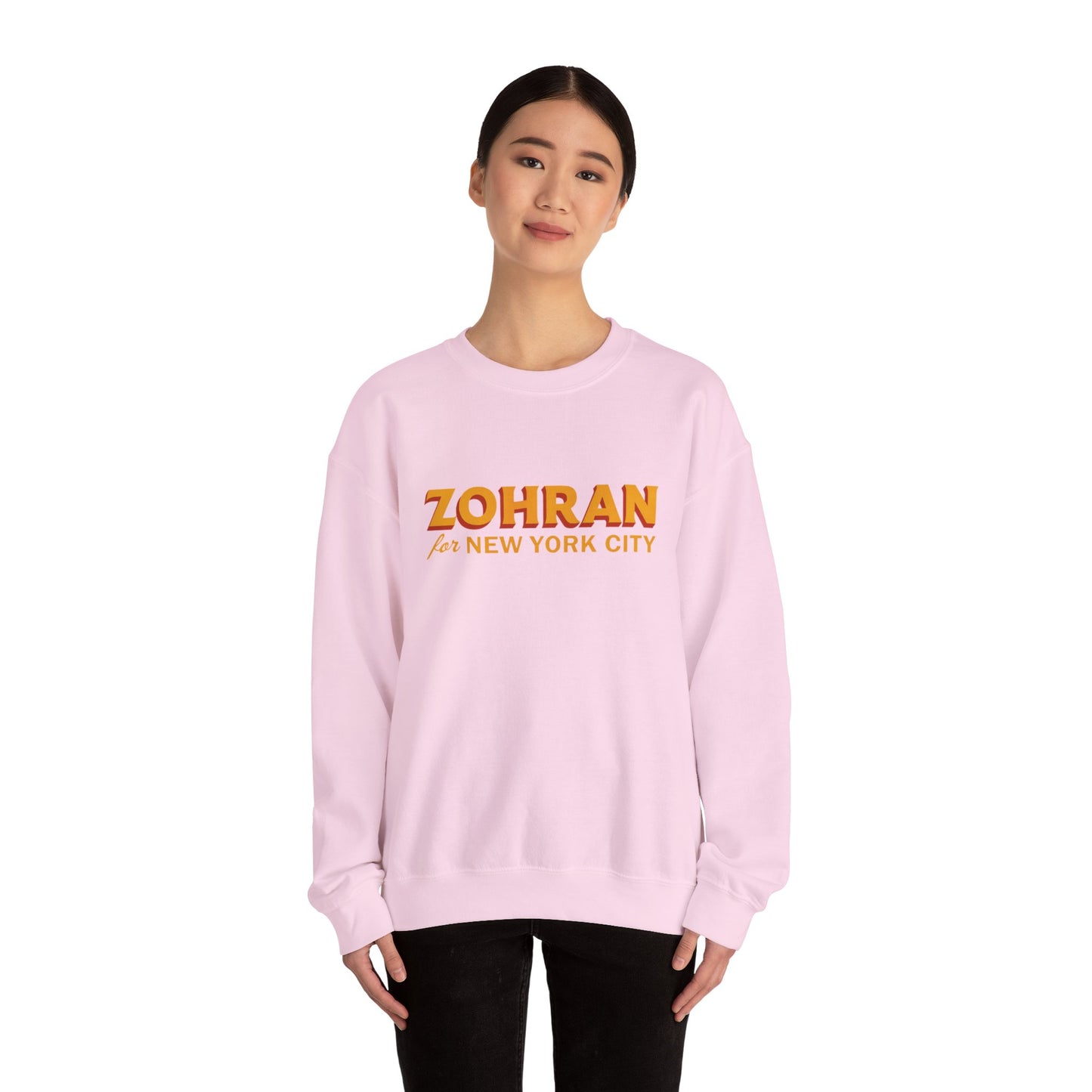 Zohran for New York City Sweatshirt, Vintage NYC Crewneck, Political Graphic Pullover, City Pride Gift | Urban Streetwear