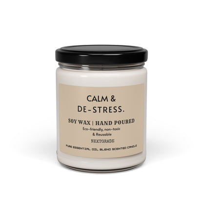 Calm And De Stress Soy wax Candle, Scented Candle, Best For Gift, Candle Gift, Housewarming Gift