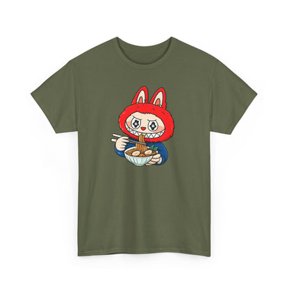 Labubu Ramen T-Shirt: Kawaii Japanese Anime Streetwear