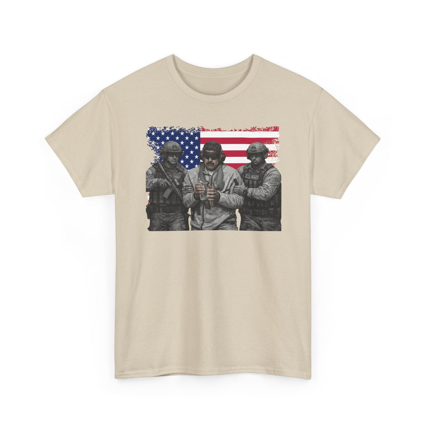 American Flag Soldiers T-Shirt | Patriotic Military Graphic Tee | Veteran Pride Shirt, USA Freedom Apparel Gift