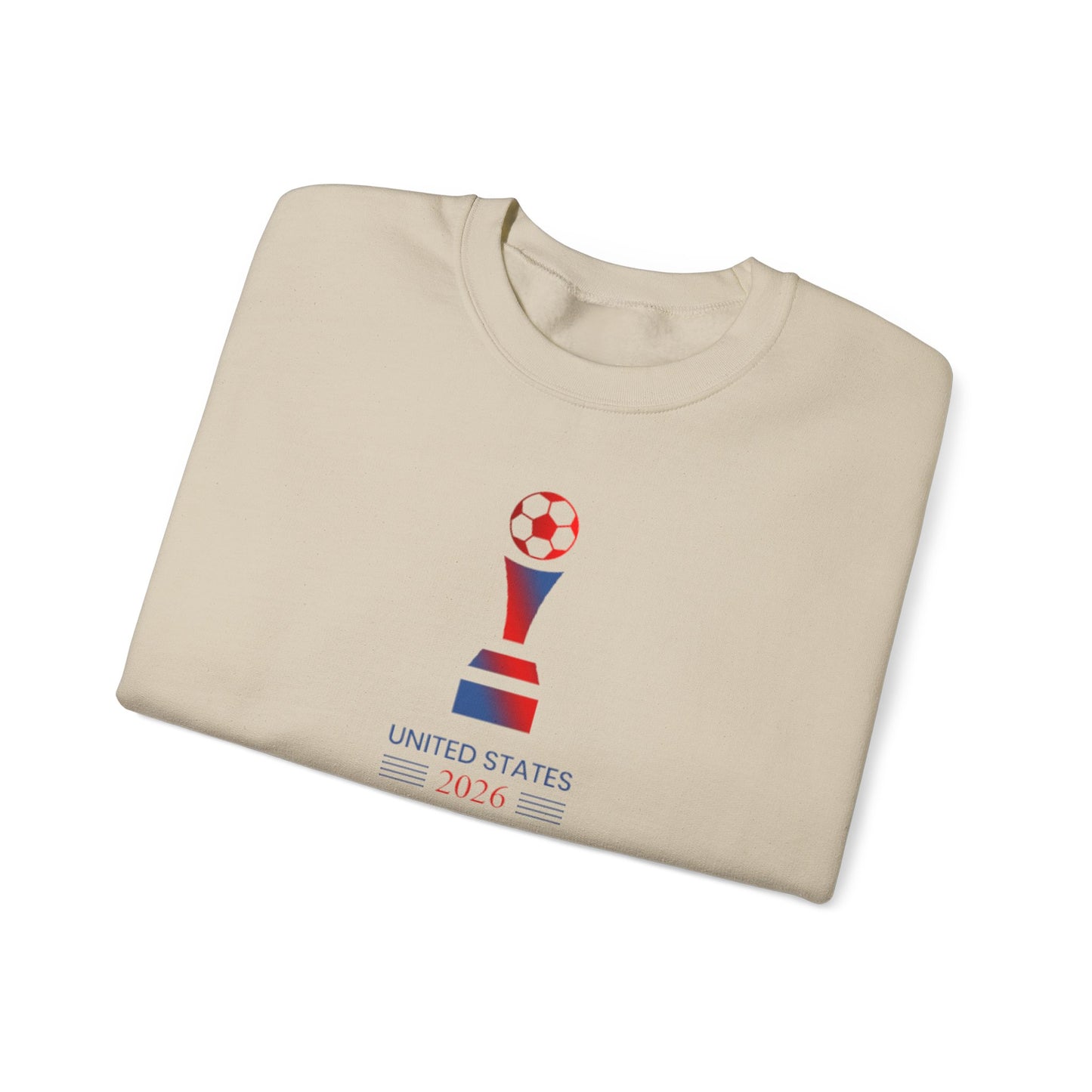 Soccer Trophy Sweatshirt | USA 2026 Soccer Crewneck, Patriotic Matchday Pullover