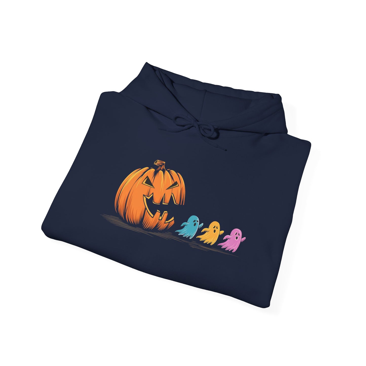 Halloween Pumpkin Cozy Hoodie, Unisex Sweatshirt, Fall Fashion, Spooky Season Apparel, Cute Halloween Gift, Casual Warmth