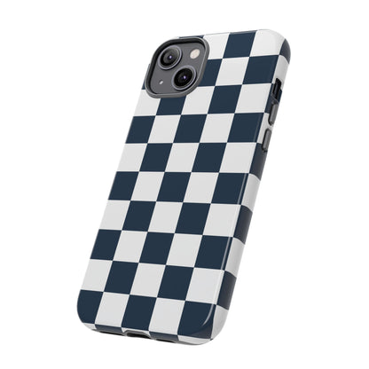 Checkered Pattern iPhone Case, iPhone Cover, Modern iPhone Accessory, Gift for Him, Trendy Mobile Protection